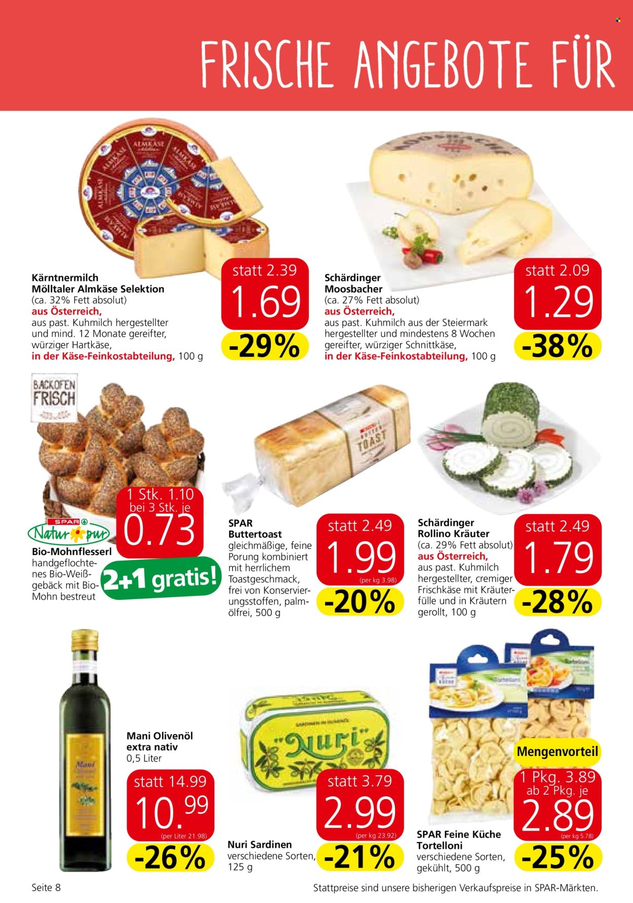 Angebote EUROSPAR - 8.8.2024 - 21.8.2024. Seite 8