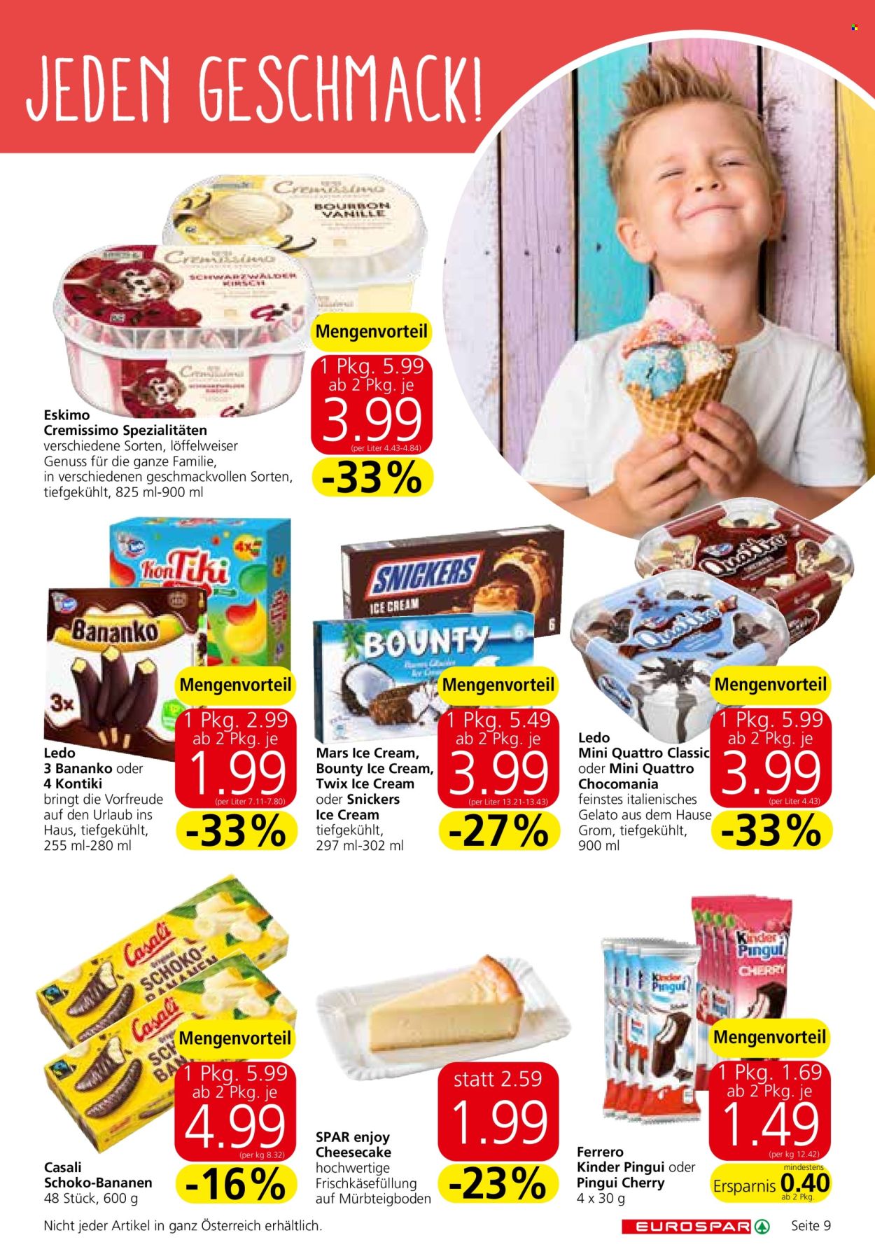 Angebote EUROSPAR - 8.8.2024 - 21.8.2024. Seite 9