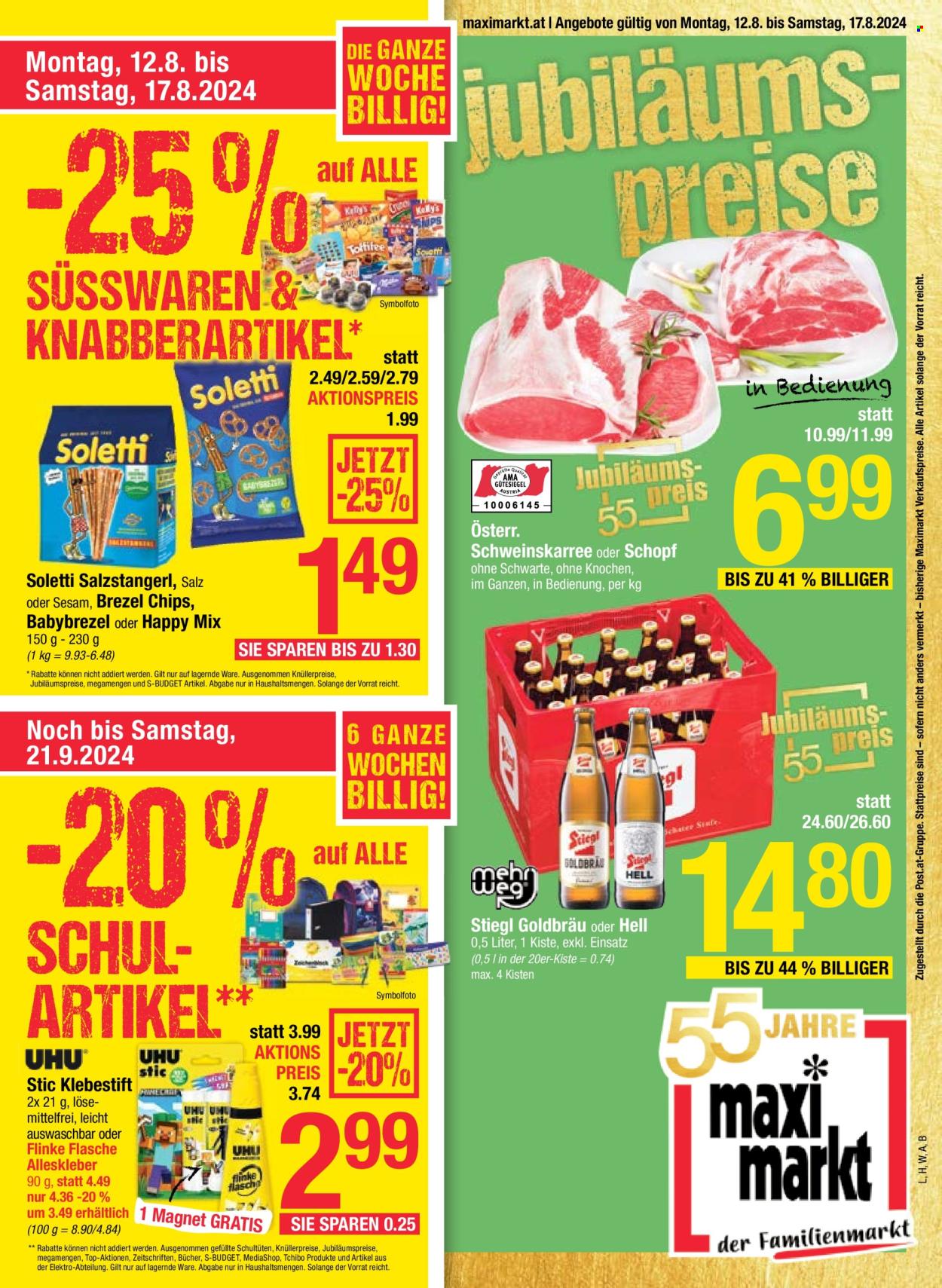 Angebote Maximarkt - 12.8.2024 - 17.8.2024. Seite 1