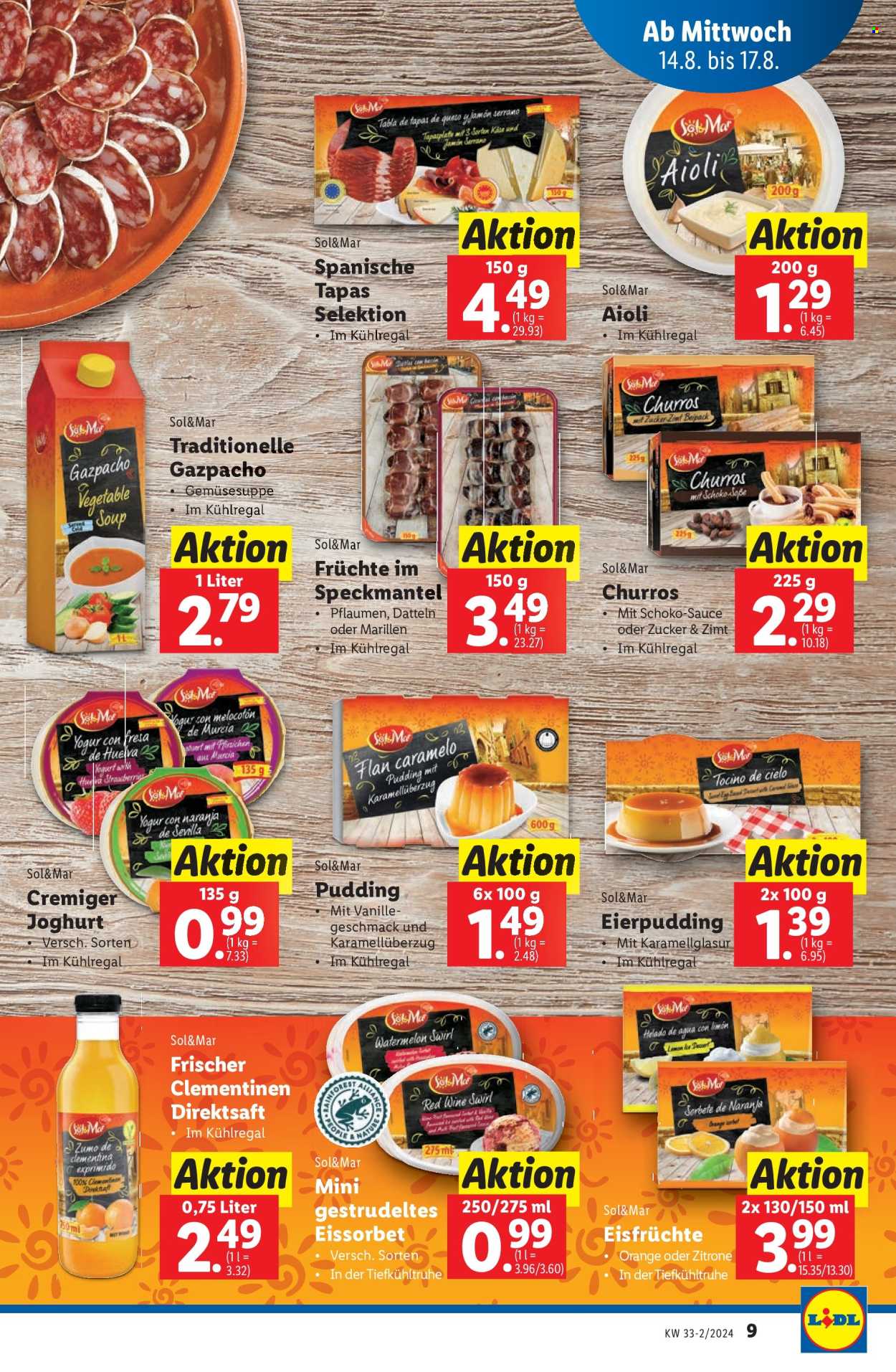 Angebote Lidl - 14.8.2024 - 20.8.2024. Seite 9