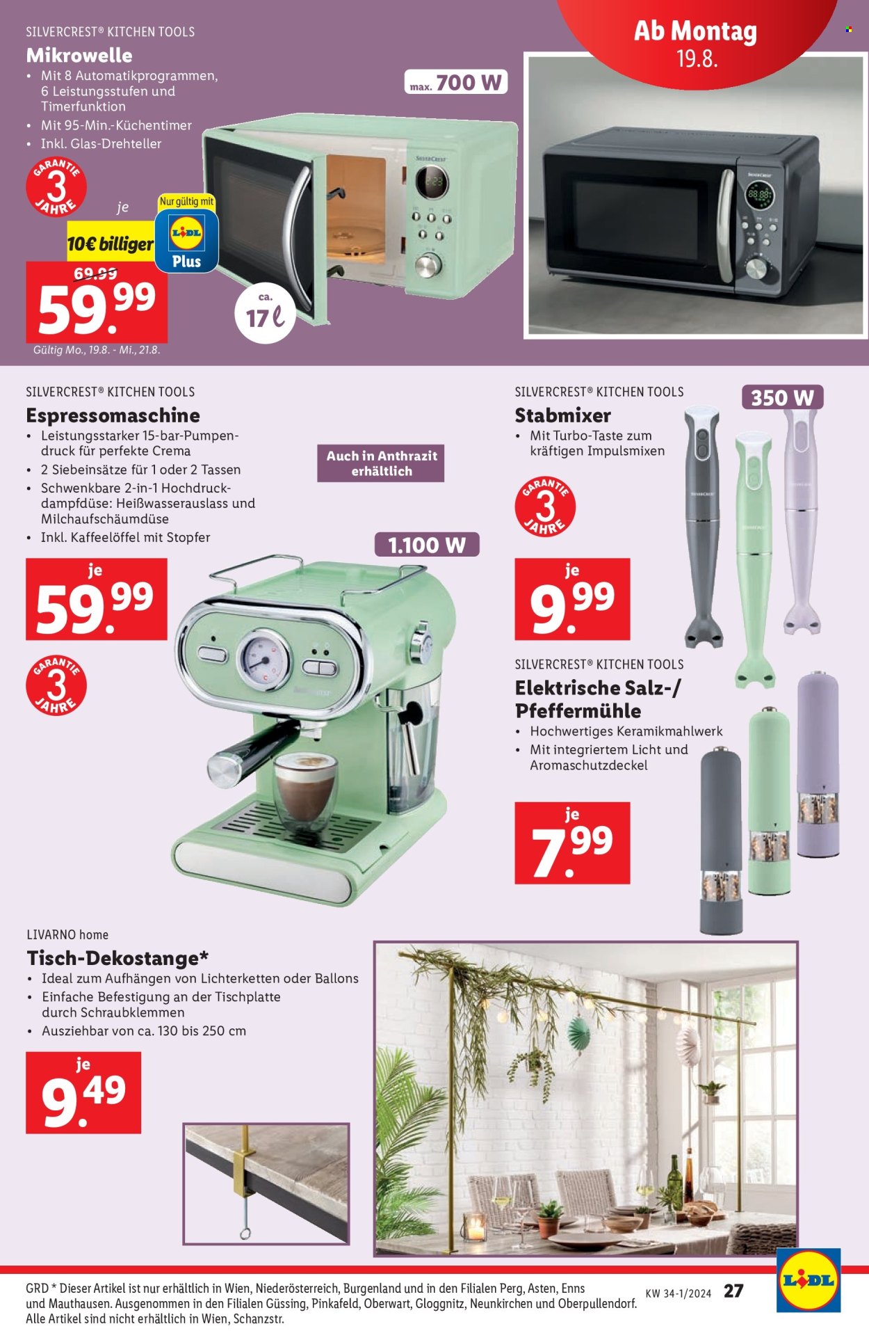 Angebote Lidl - 14.8.2024 - 20.8.2024. Seite 31