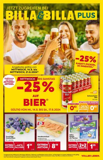 Angebote Billa - 14.8.2024 - 21.8.2024.