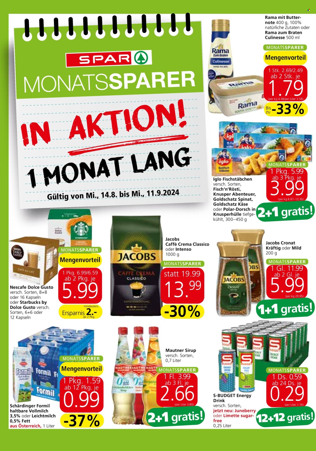 Angebote SPAR - 14.8.2024 - 11.9.2024. Seite 2