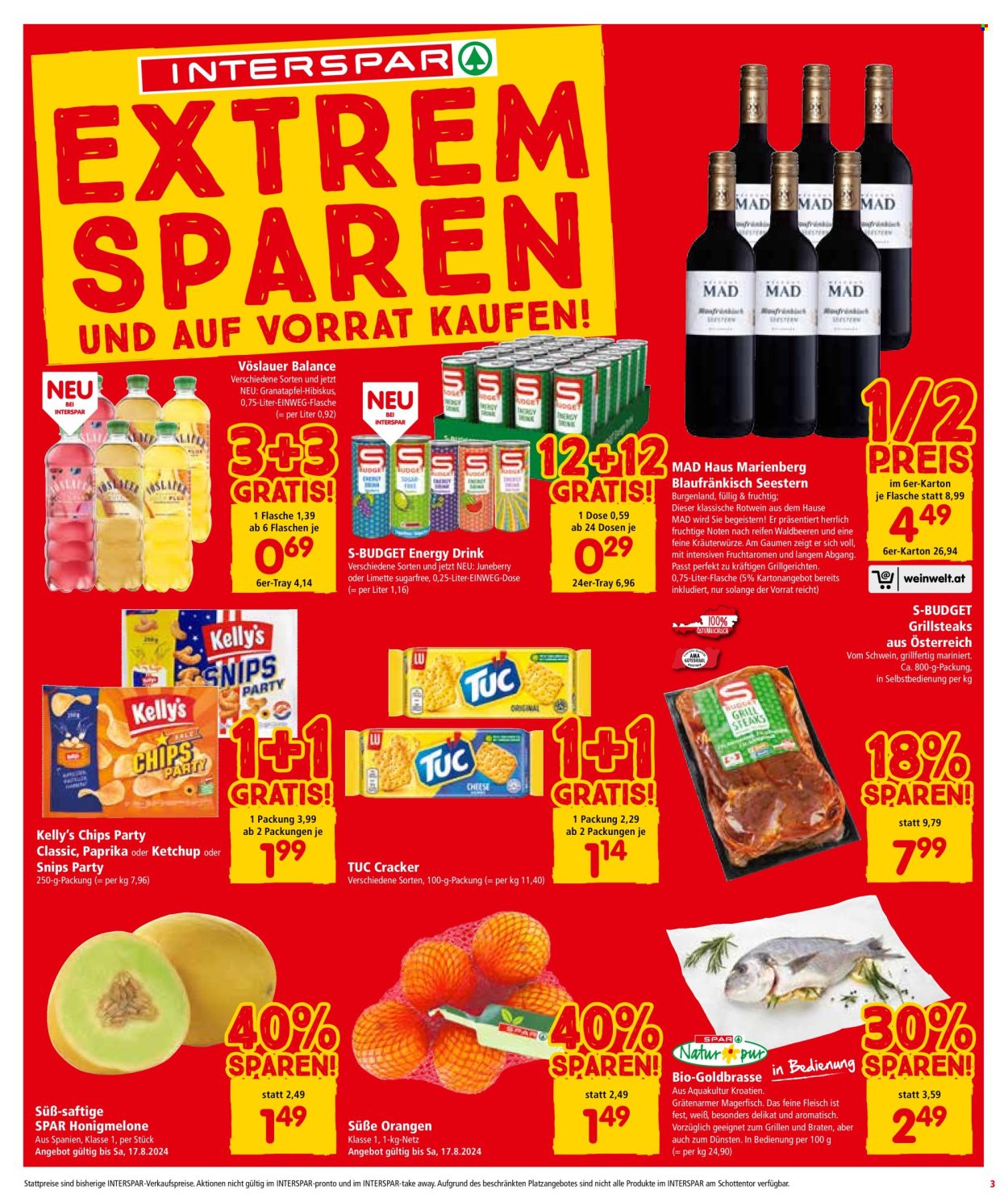 Angebote INTERSPAR - 14.8.2024 - 21.8.2024. Seite 3