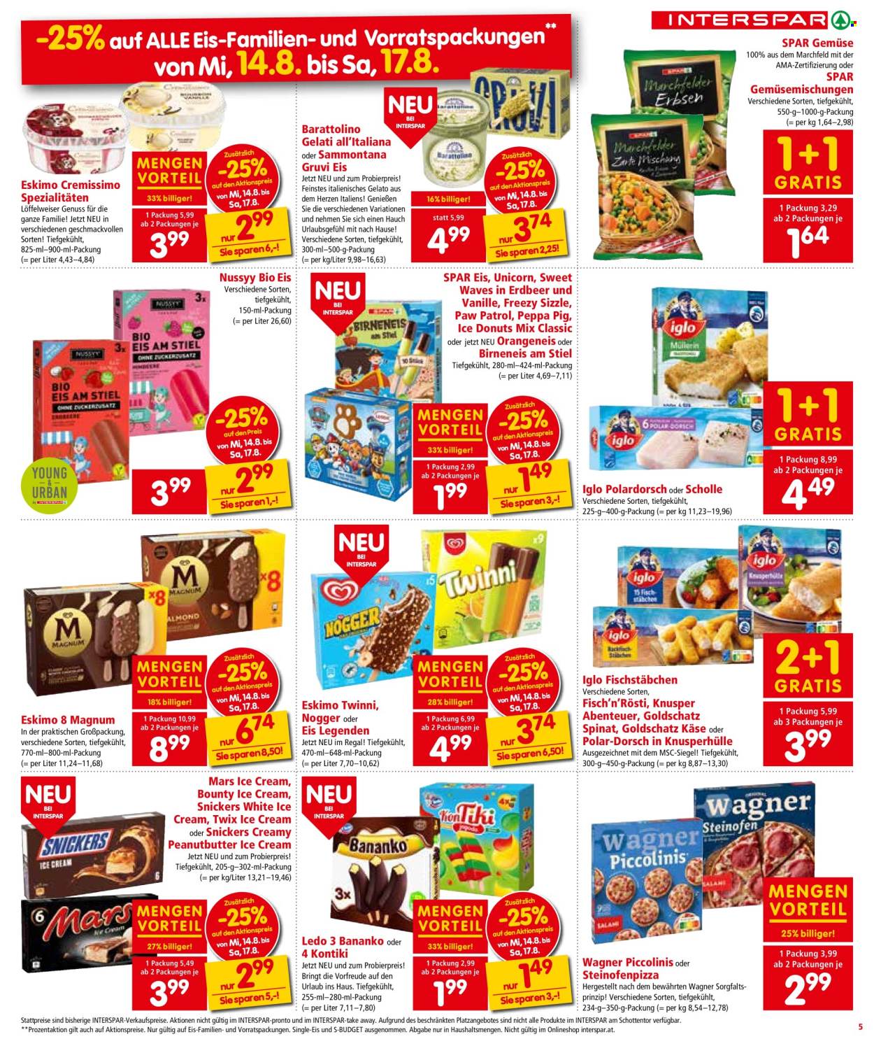 Angebote INTERSPAR - 14.8.2024 - 21.8.2024. Seite 5