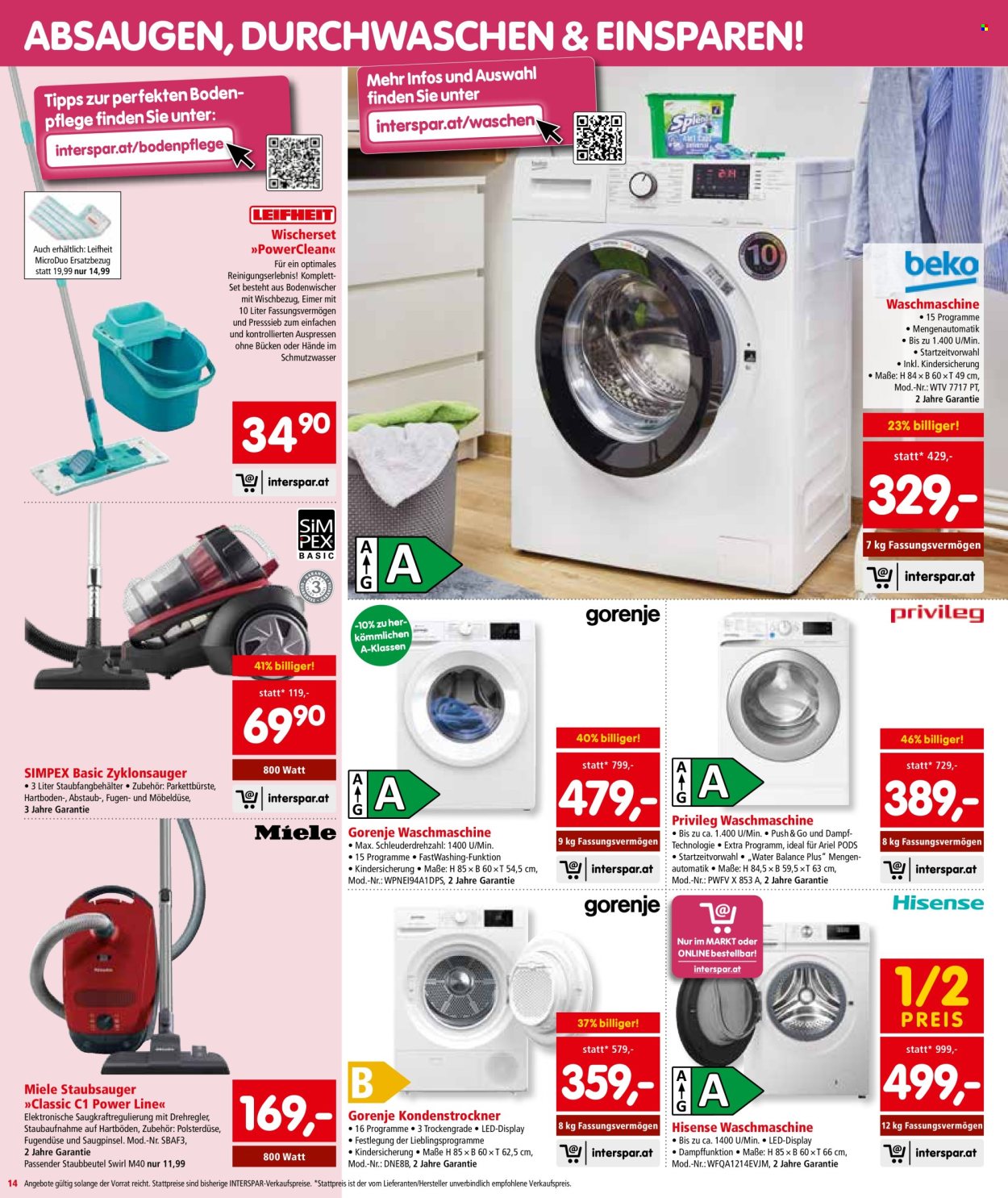 Angebote INTERSPAR - 14.8.2024 - 21.8.2024. Seite 14