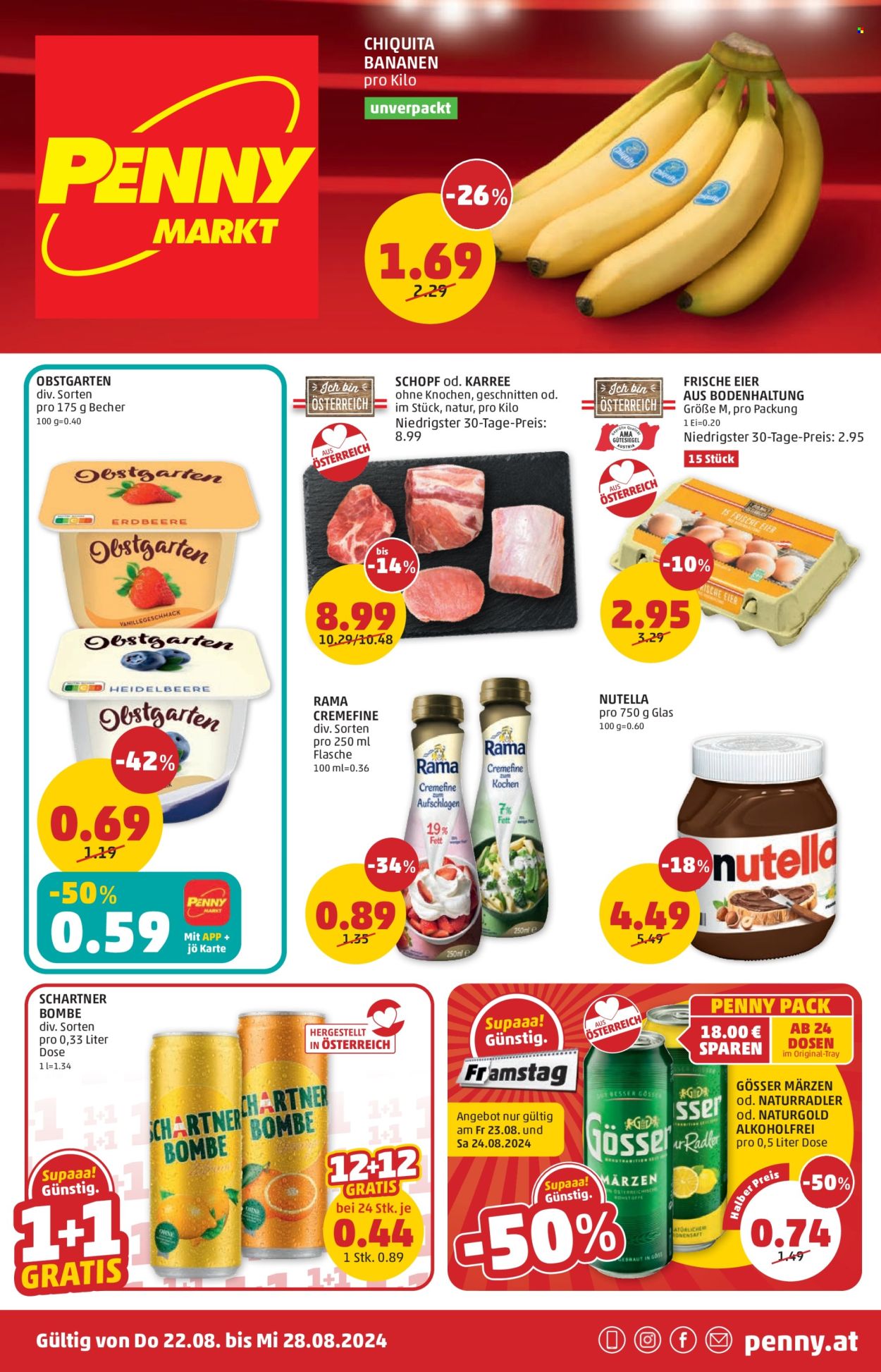 Angebote Penny - 22.8.2024 - 28.8.2024. Seite 1