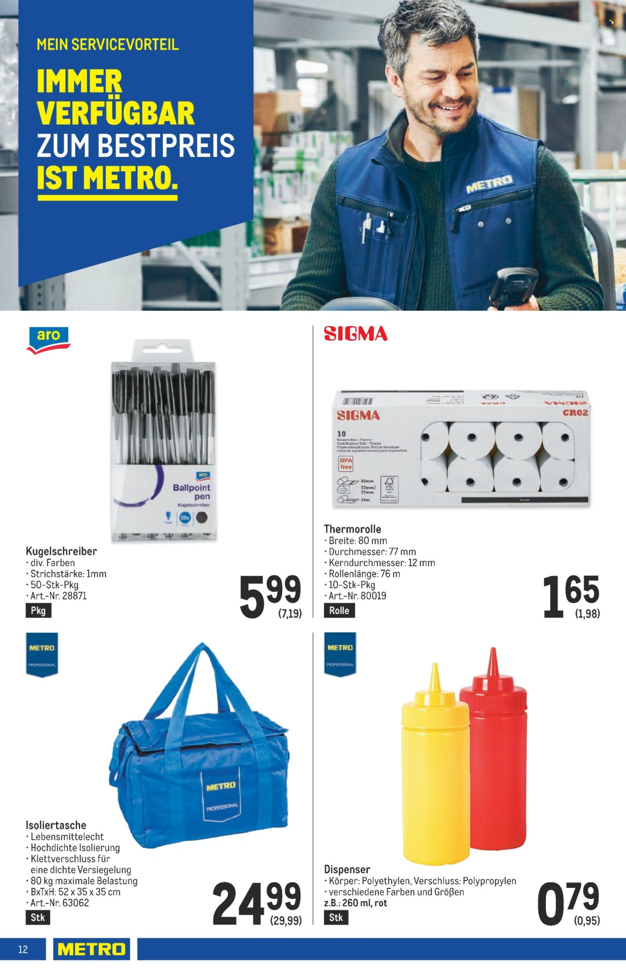 Angebote Metro - 22.8.2024 - 4.9.2024. Seite 12
