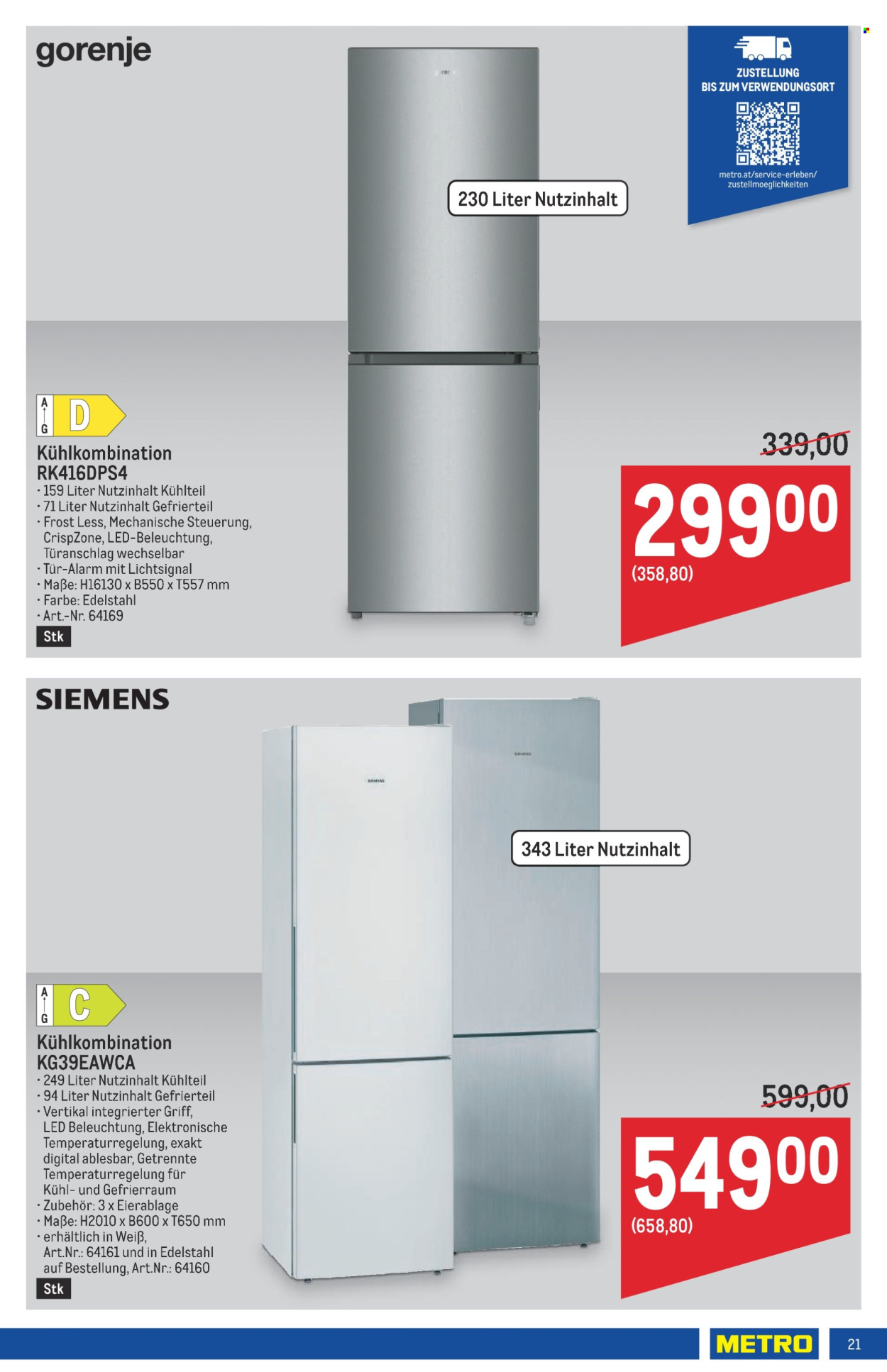 Angebote Metro - 22.8.2024 - 4.9.2024. Seite 21