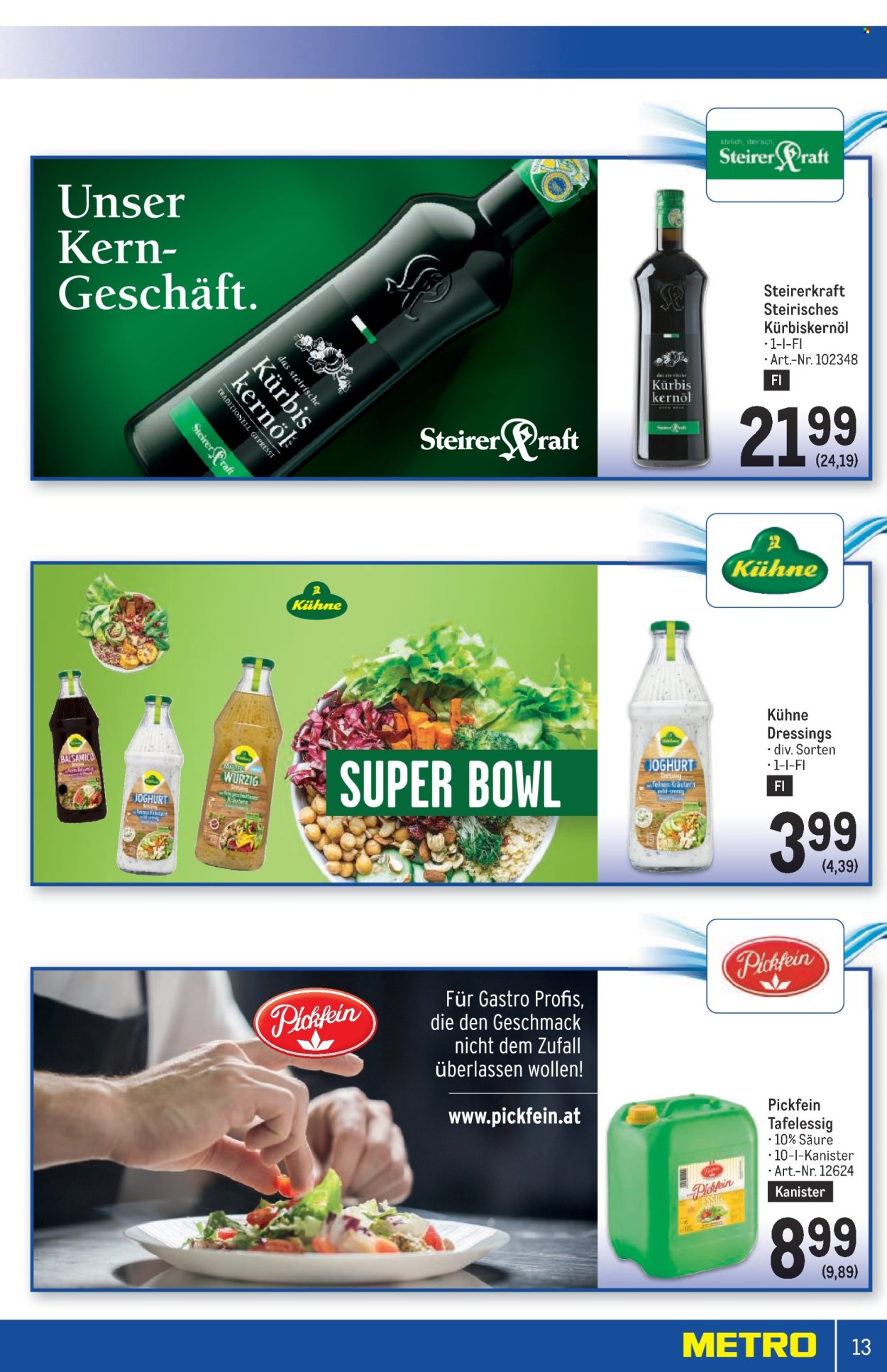 Angebote Metro - 22.8.2024 - 4.9.2024. Seite 13