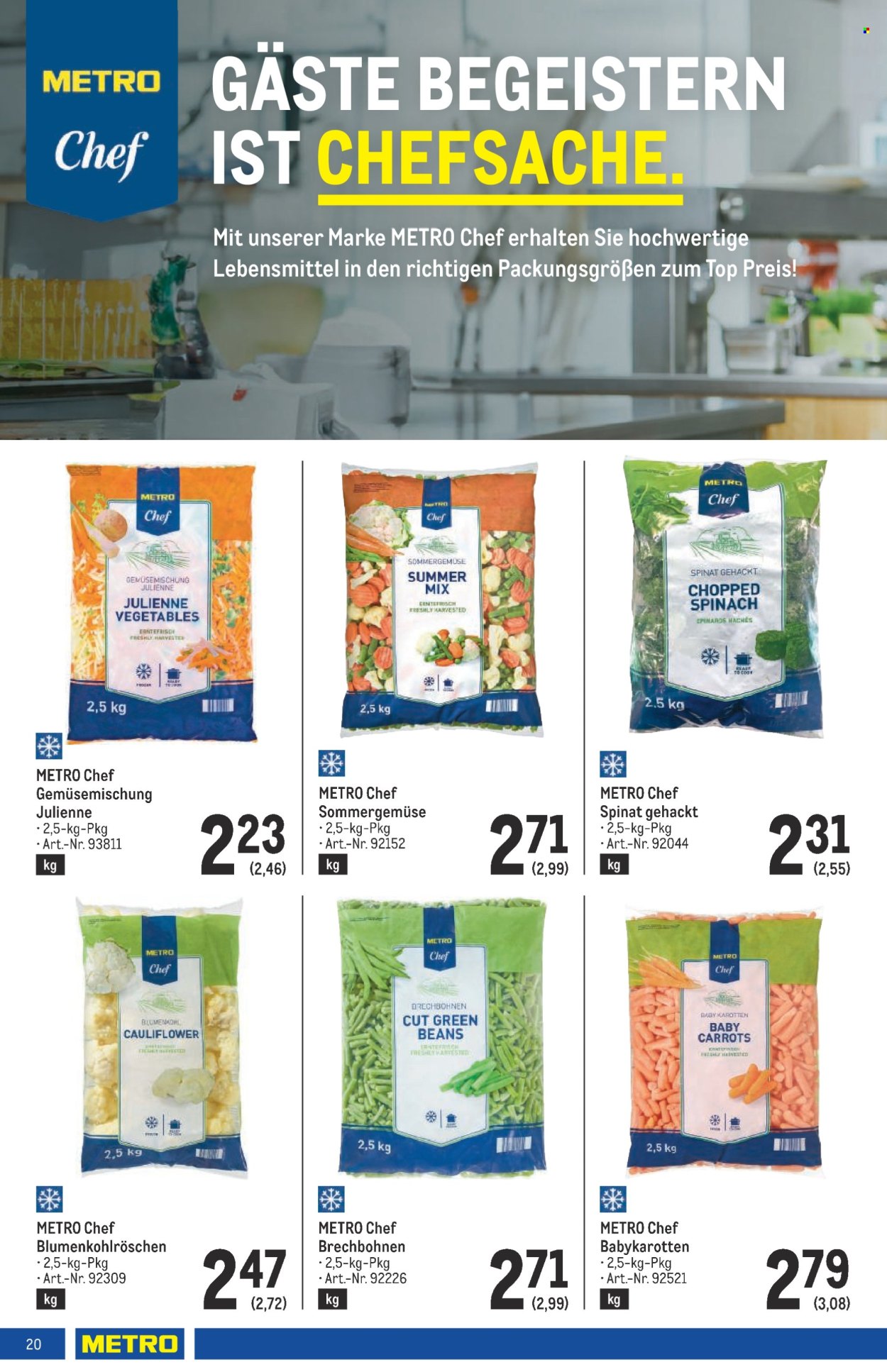 Angebote Metro - 22.8.2024 - 4.9.2024. Seite 20