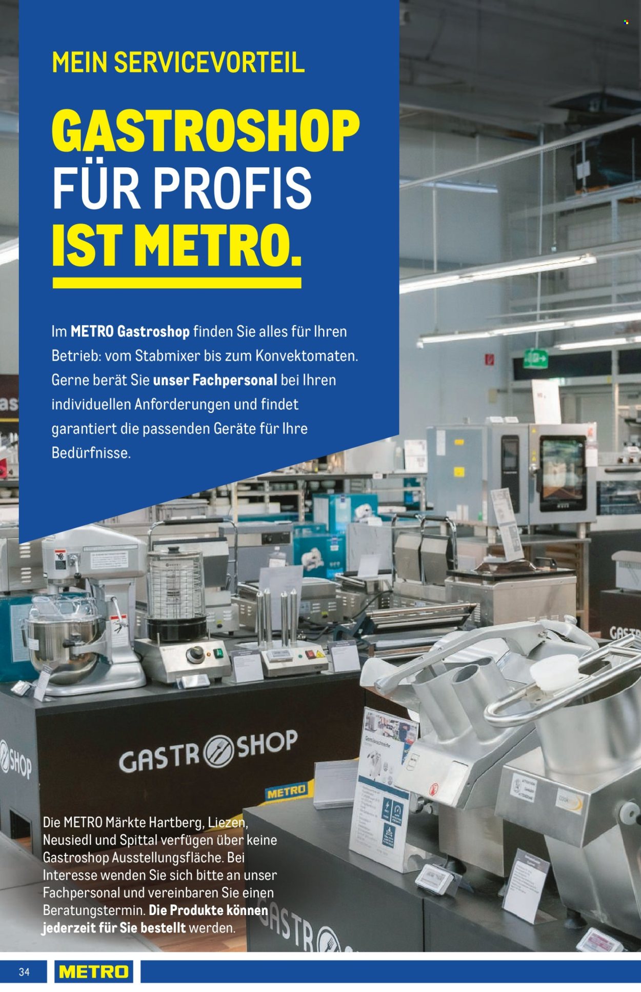 Angebote Metro - 22.8.2024 - 4.9.2024. Seite 34