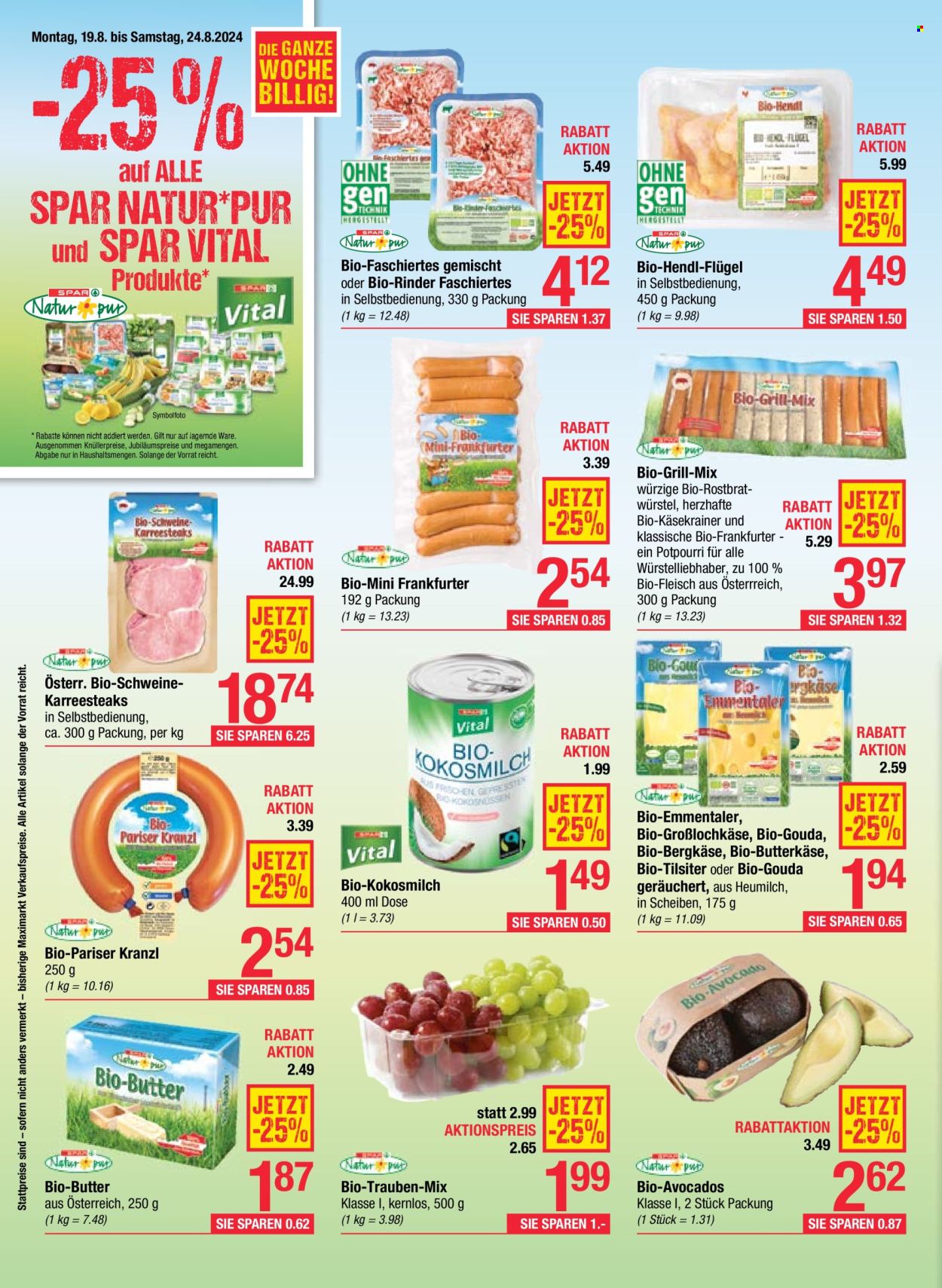 Angebote Maximarkt - 19.8.2024 - 24.8.2024. Seite 8