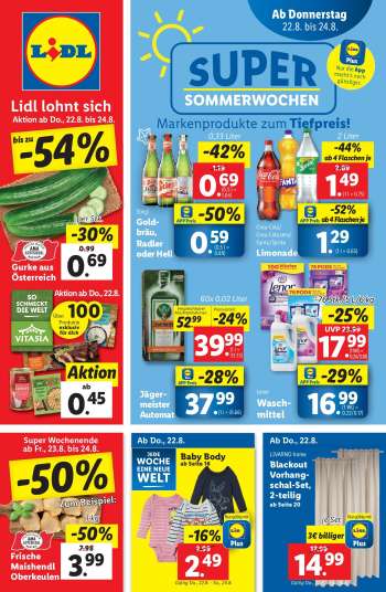 Angebote Lidl - 22.8.2024 - 28.8.2024.