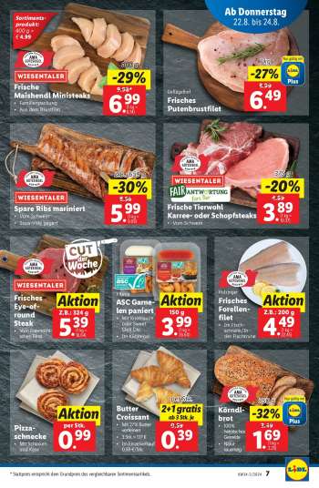 thumbnail - Frische Tierwohl Karree- oder Schopfsteaks