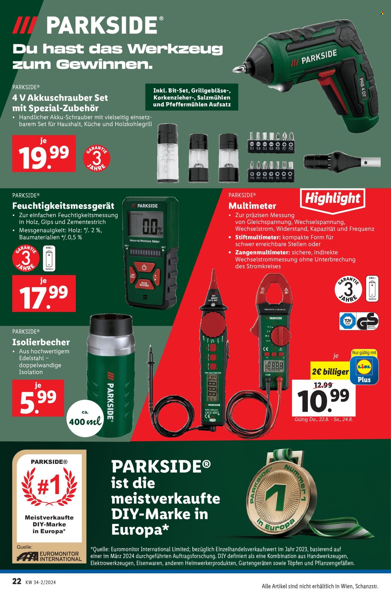 Angebote Lidl - 22.8.2024 - 28.8.2024. Seite 24