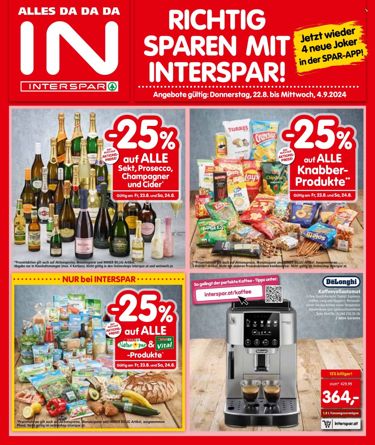 Angebote INTERSPAR - 22.8.2024 - 4.9.2024. Seite 1