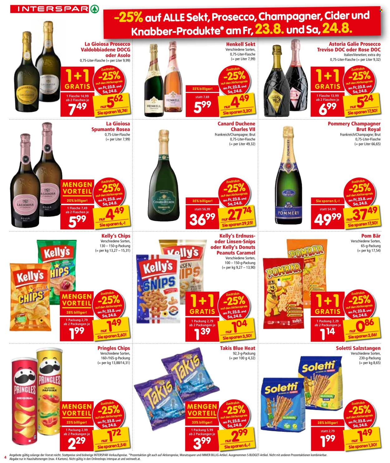 Angebote INTERSPAR - 22.8.2024 - 4.9.2024. Seite 4