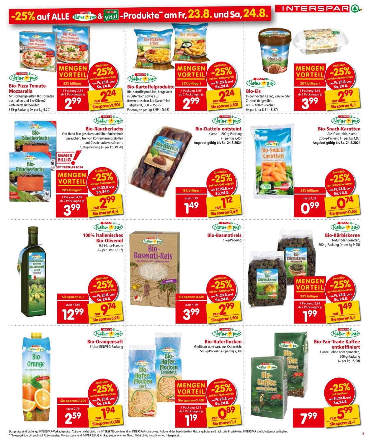 Angebote INTERSPAR - 22.8.2024 - 4.9.2024. Seite 5