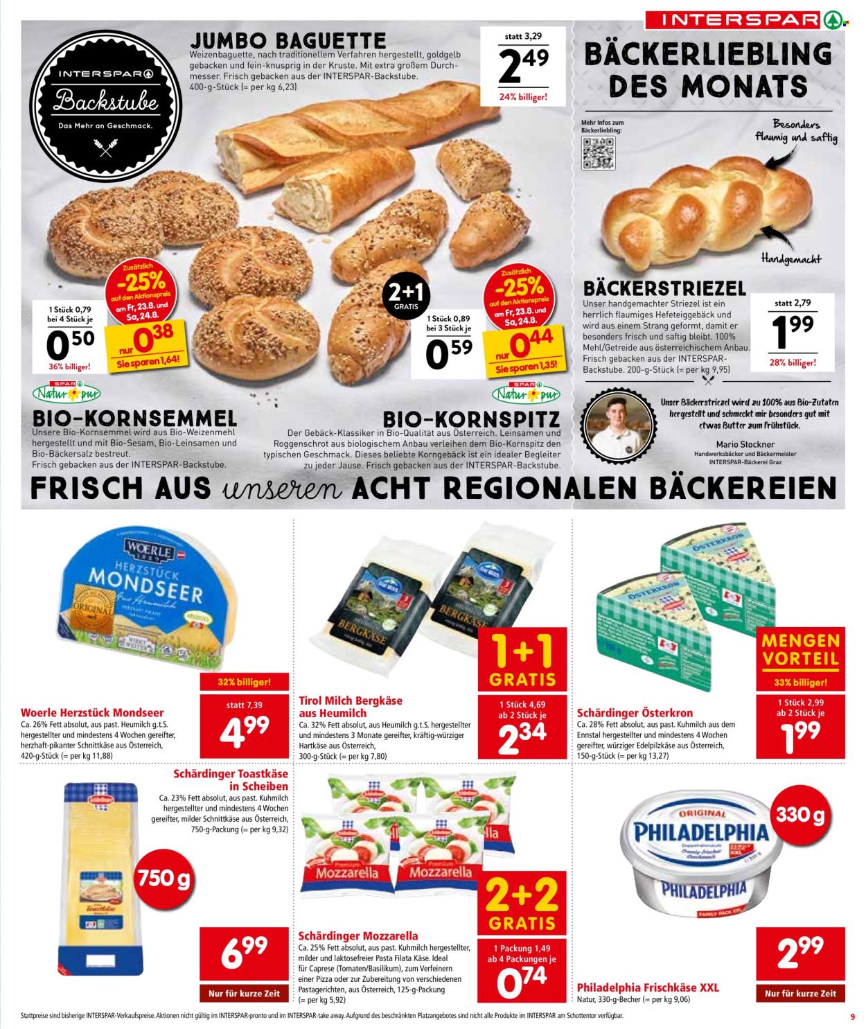 Angebote INTERSPAR - 22.8.2024 - 4.9.2024. Seite 9