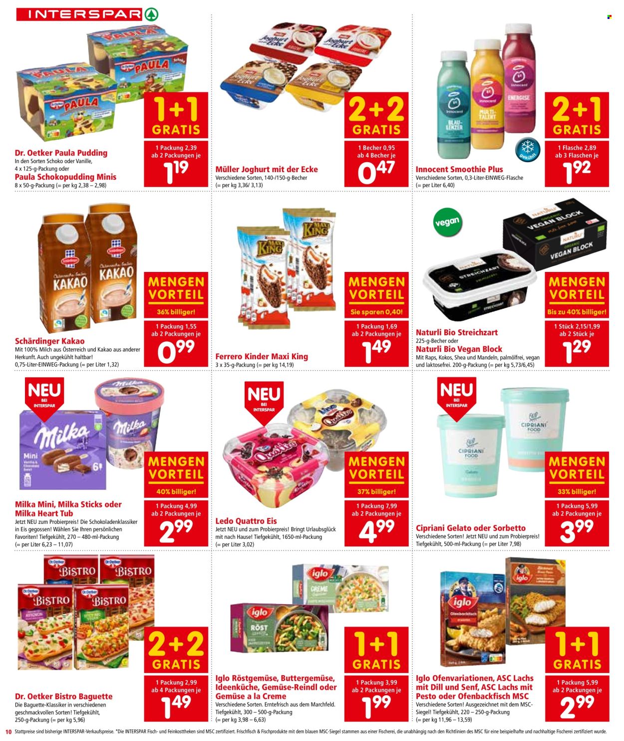 Angebote INTERSPAR - 22.8.2024 - 4.9.2024. Seite 10