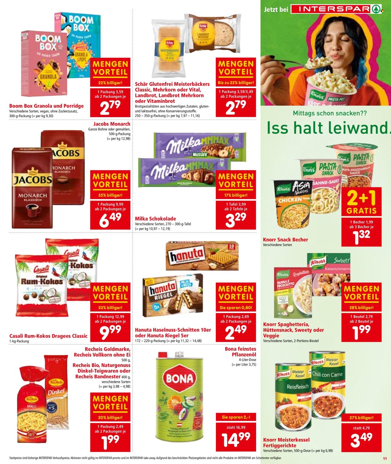 Angebote INTERSPAR - 22.8.2024 - 4.9.2024. Seite 11