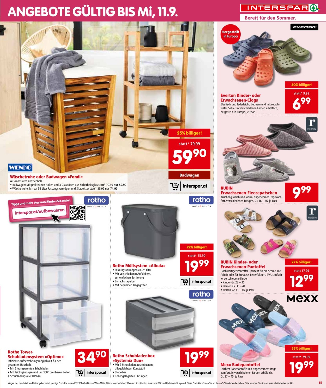 Angebote INTERSPAR - 22.8.2024 - 4.9.2024. Seite 15