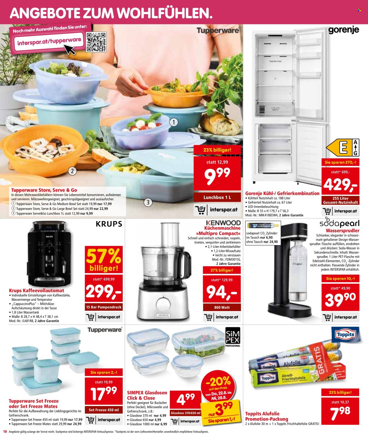 Angebote INTERSPAR - 22.8.2024 - 4.9.2024. Seite 18