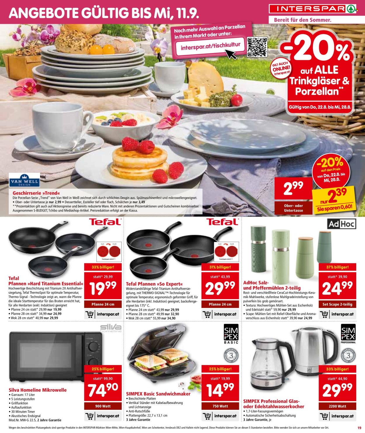 Angebote INTERSPAR - 22.8.2024 - 4.9.2024. Seite 19