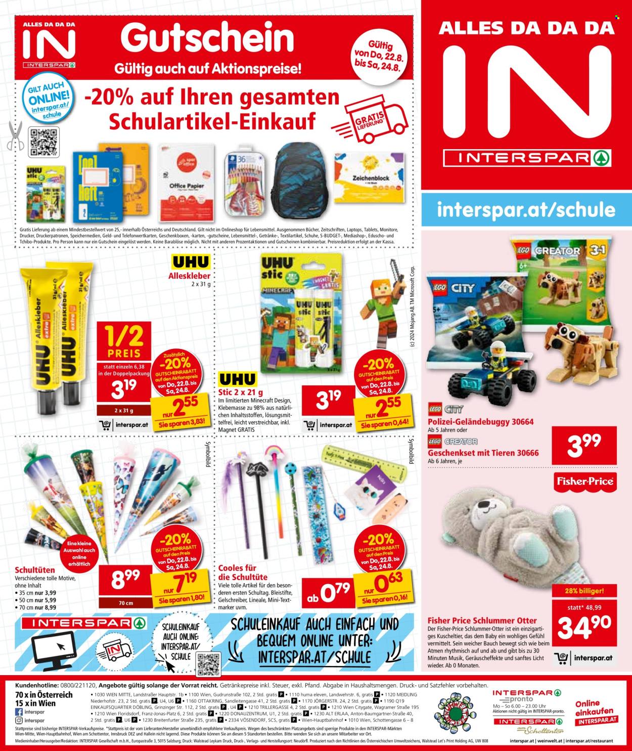 Angebote INTERSPAR - 22.8.2024 - 4.9.2024. Seite 20