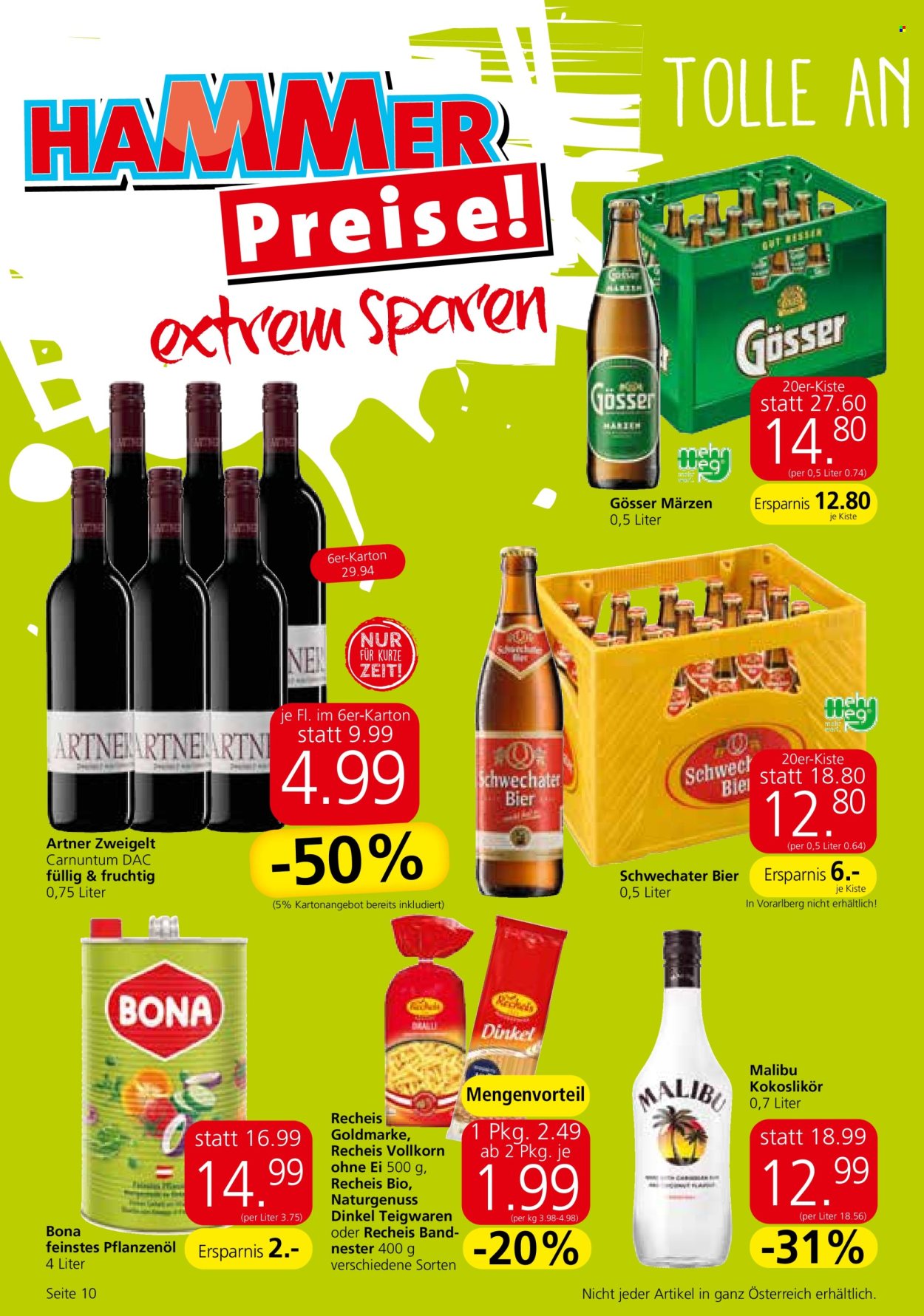 Angebote EUROSPAR - 22.8.2024 - 4.9.2024. Seite 10