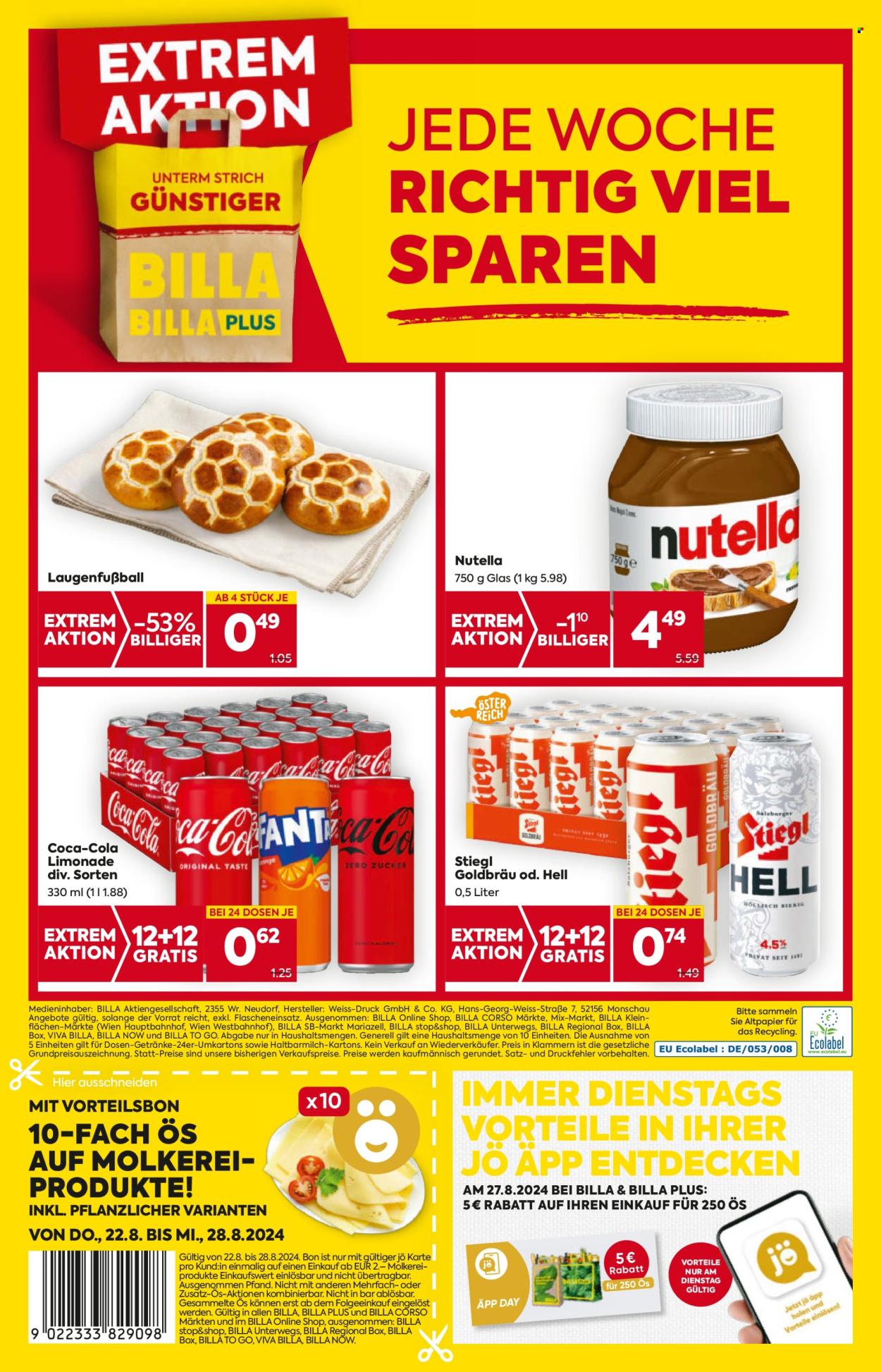 Angebote Billa - 22.8.2024 - 28.8.2024. Seite 16