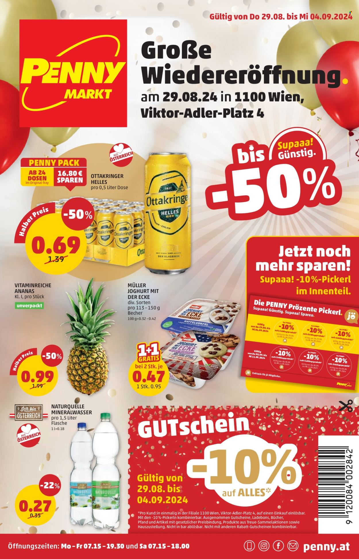 Angebote Penny - 29.8.2024 - 4.9.2024. Seite 1
