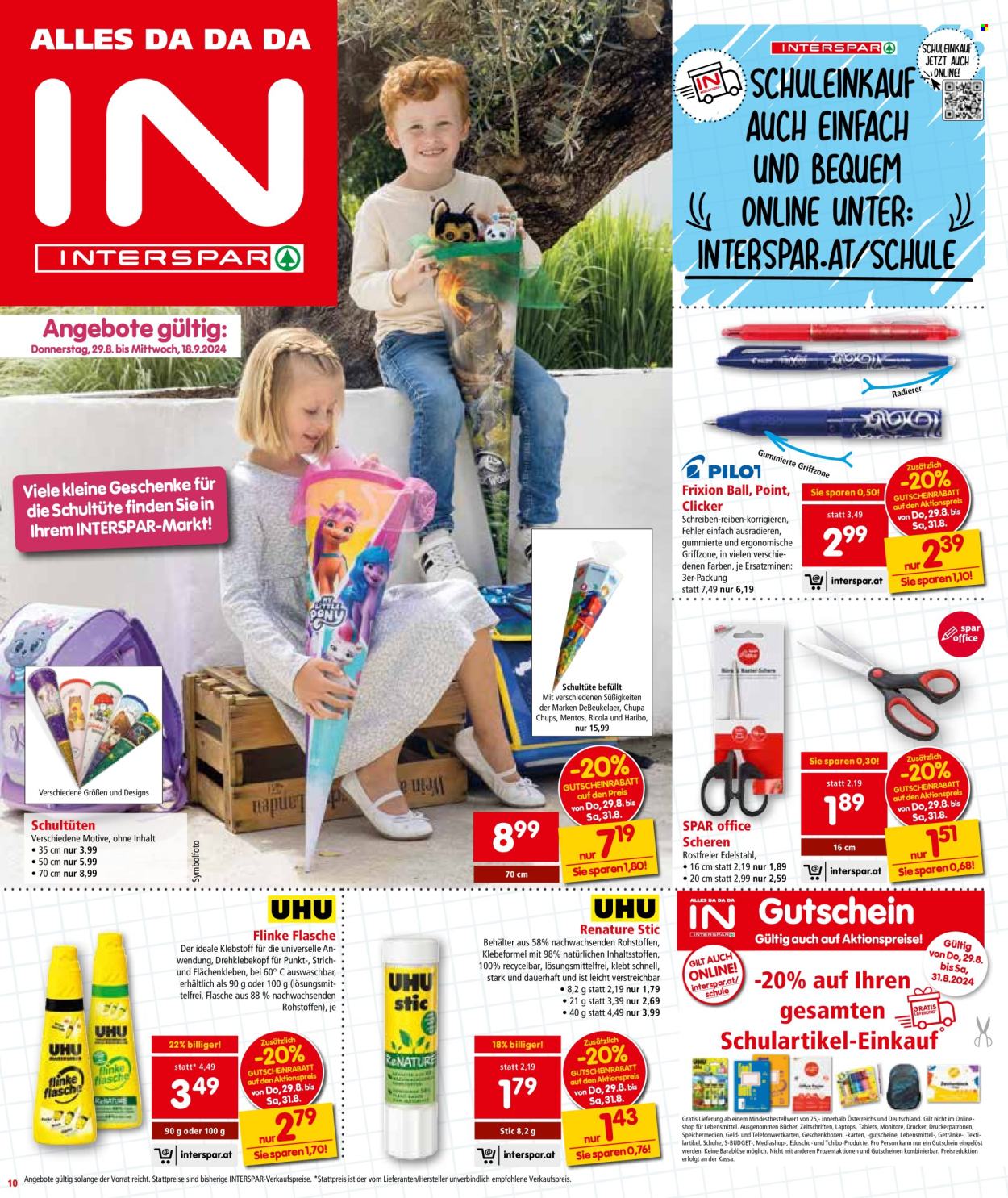 Angebote INTERSPAR - 29.8.2024 - 4.9.2024. Seite 10