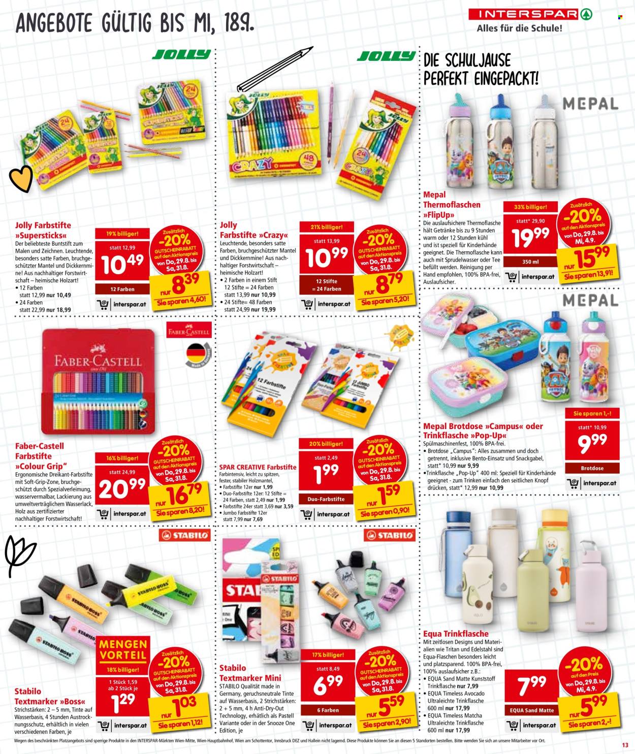 Angebote INTERSPAR - 29.8.2024 - 4.9.2024. Seite 13