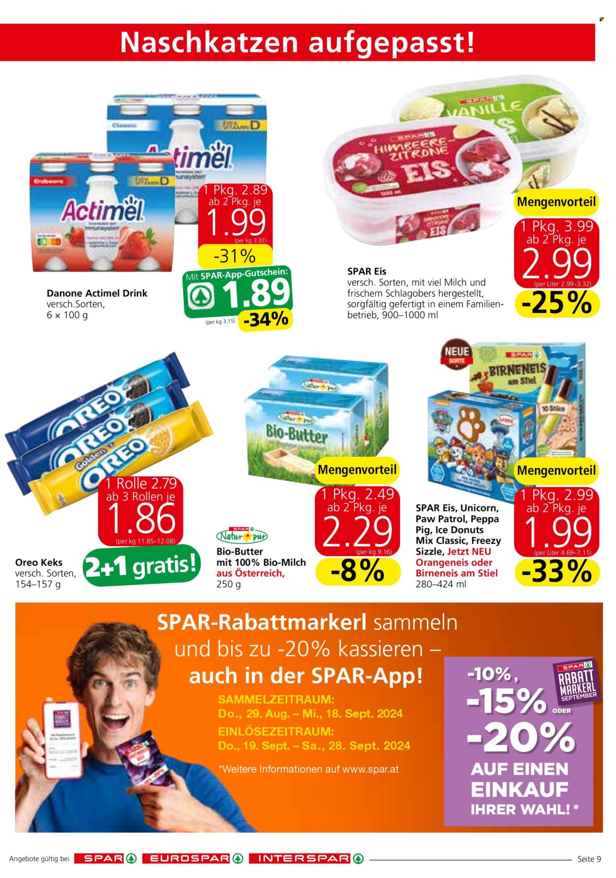 Angebote SPAR - 29.8.2024 - 4.9.2024. Seite 9