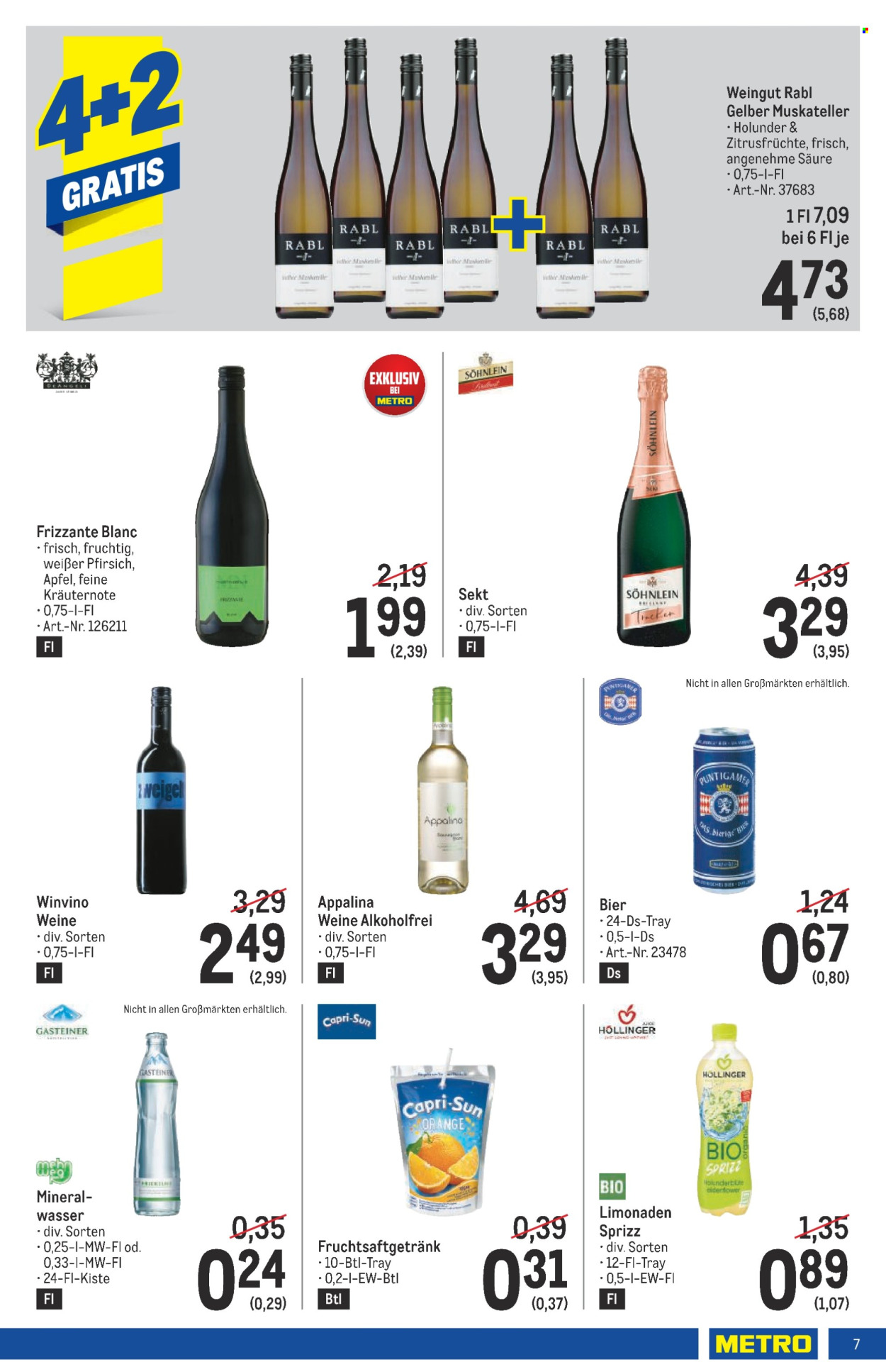 Angebote Metro - 5.9.2024 - 18.9.2024. Seite 7