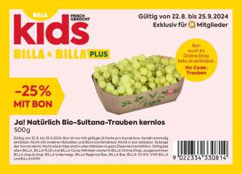 Angebote Billa - 22.8.2024 - 25.9.2024.