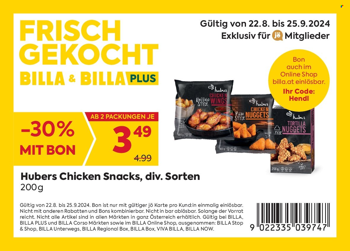 Angebote Billa - 22.8.2024 - 25.9.2024. Seite 4