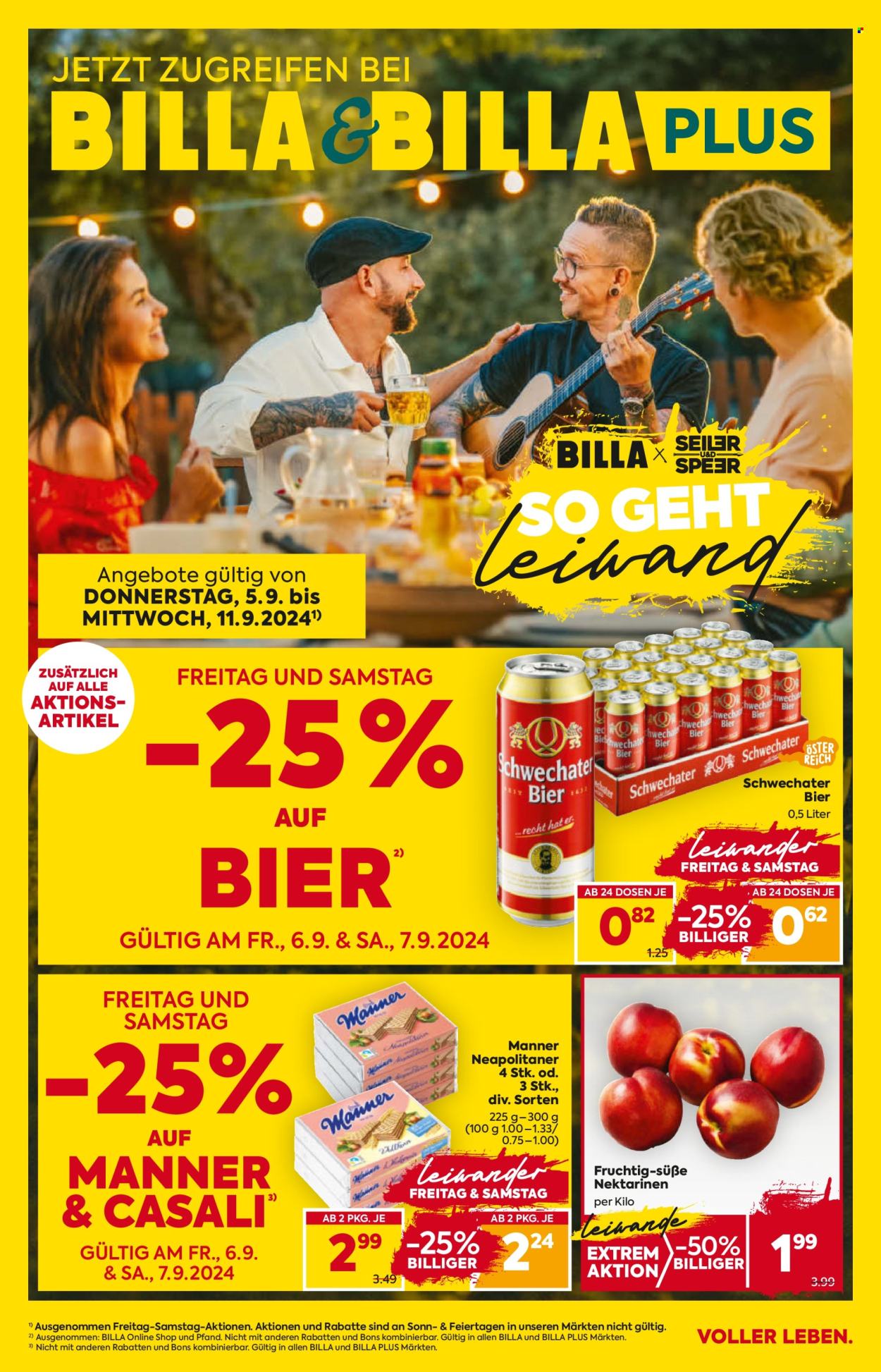Angebote Billa - 5.9.2024 - 11.9.2024. Seite 1