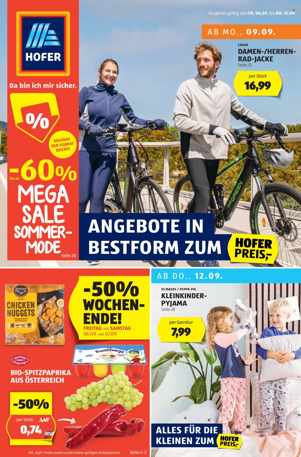 Angebote Hofer - 6.9.2024 - 12.9.2024. Seite 1