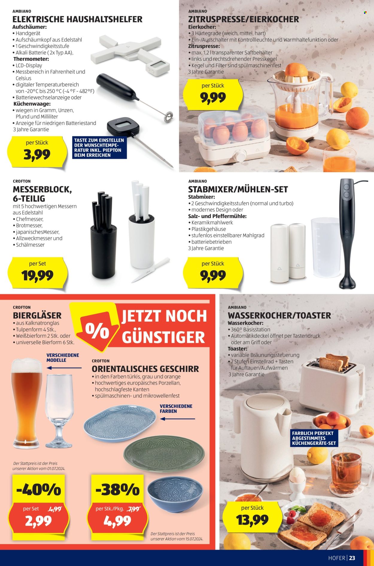 Angebote Hofer - 6.9.2024 - 12.9.2024. Seite 27