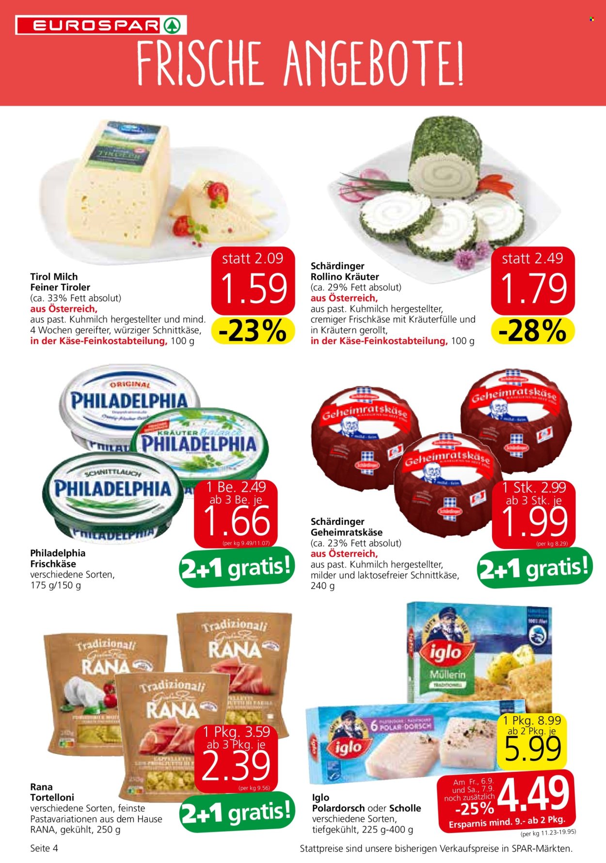 Angebote EUROSPAR - 5.9.2024 - 18.9.2024. Seite 4
