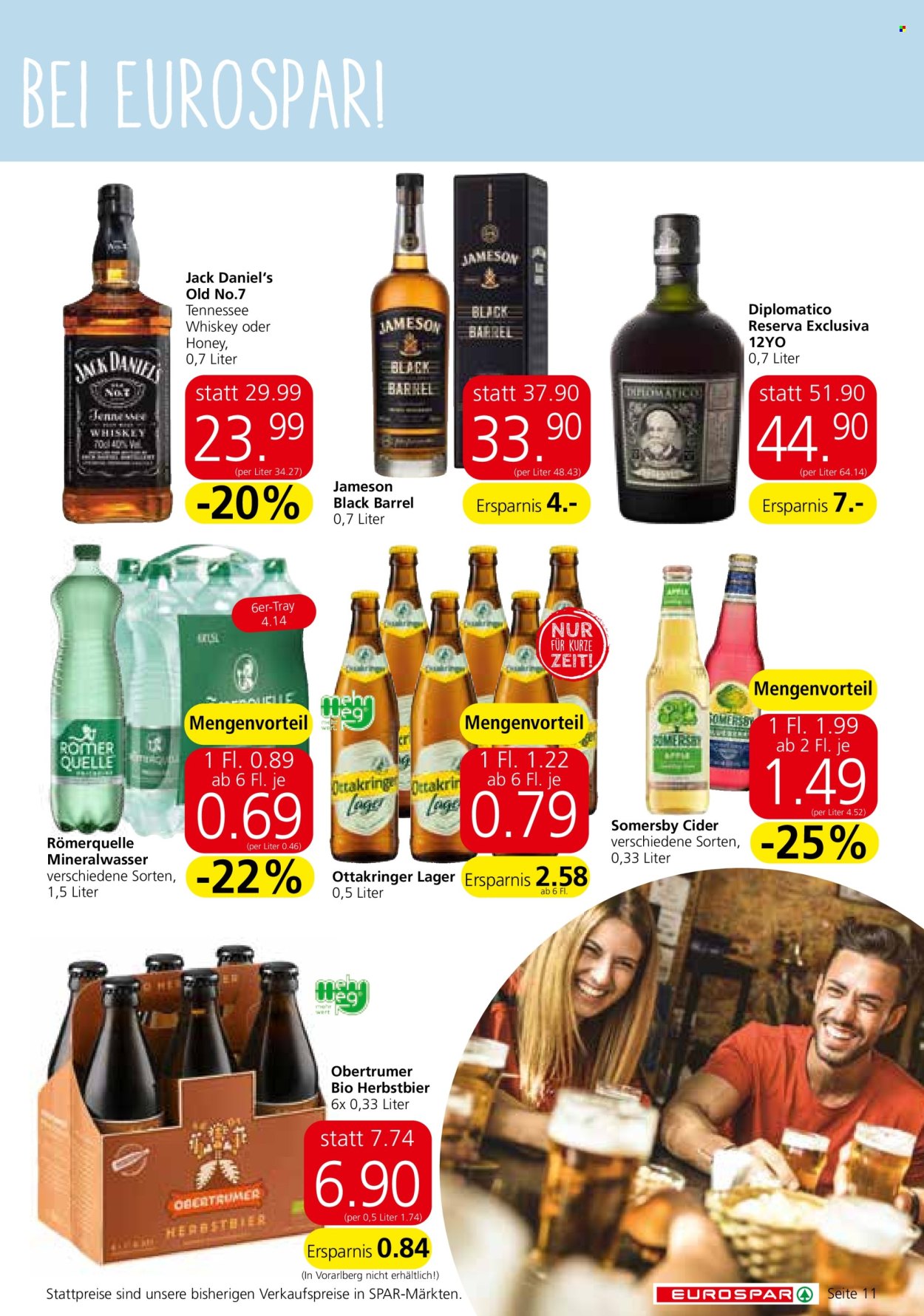 Angebote EUROSPAR - 5.9.2024 - 18.9.2024. Seite 11