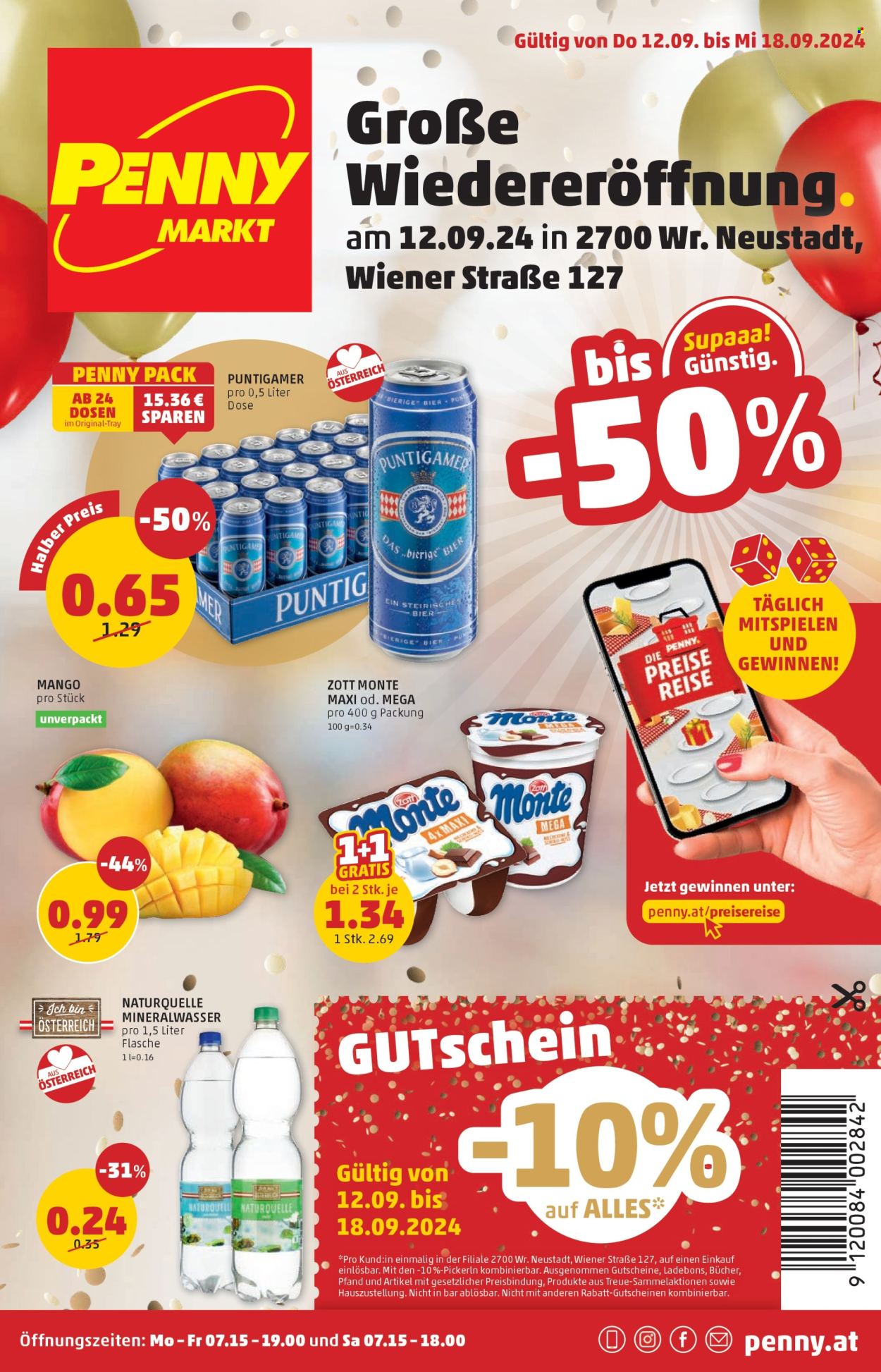 Angebote Penny - 12.9.2024 - 18.9.2024. Seite 1