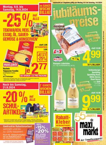 Angebote Maximarkt - 9.9.2024 - 14.9.2024.