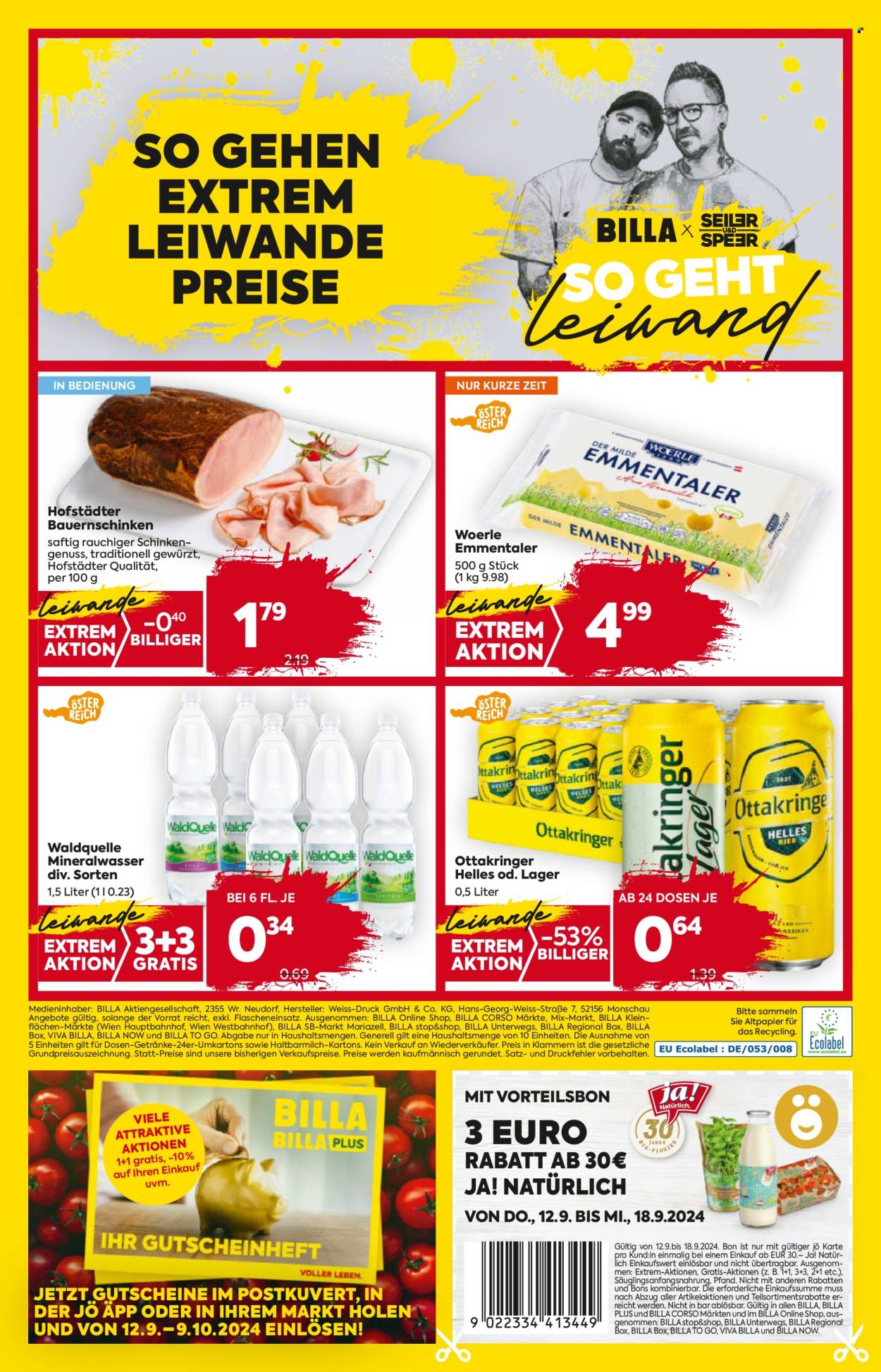 Angebote Billa - 12.9.2024 - 18.9.2024. Seite 16