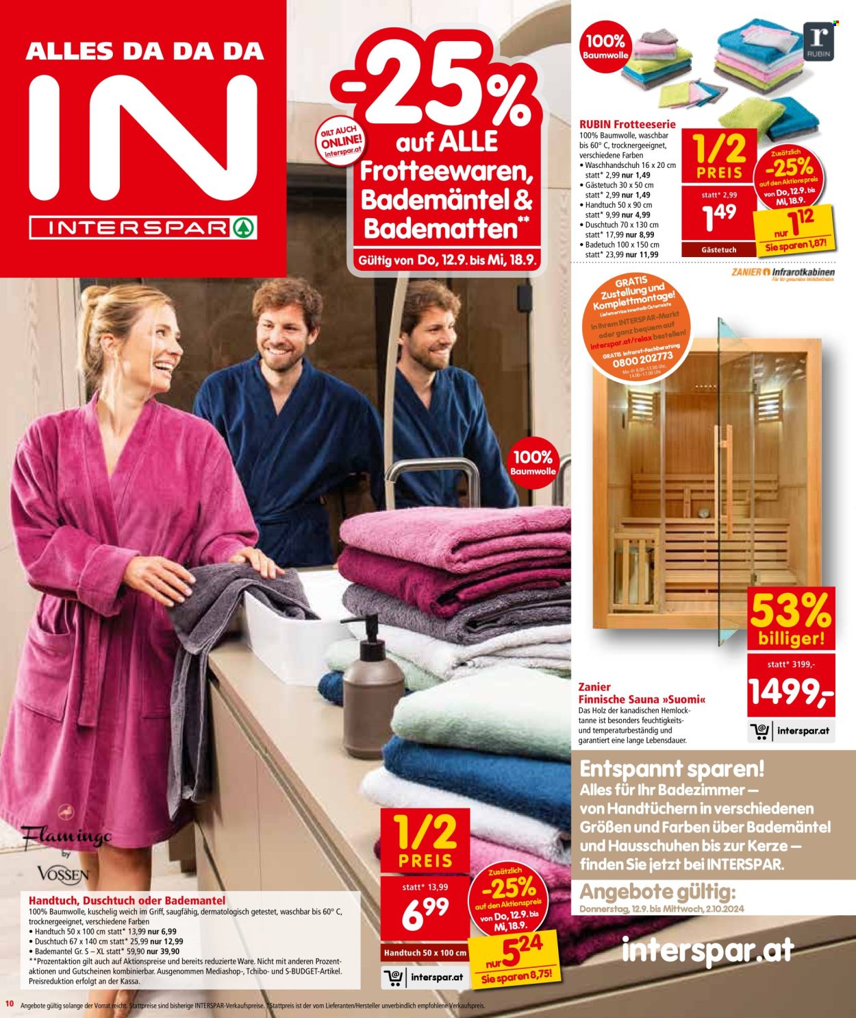 Angebote INTERSPAR - 12.9.2024 - 18.9.2024. Seite 10