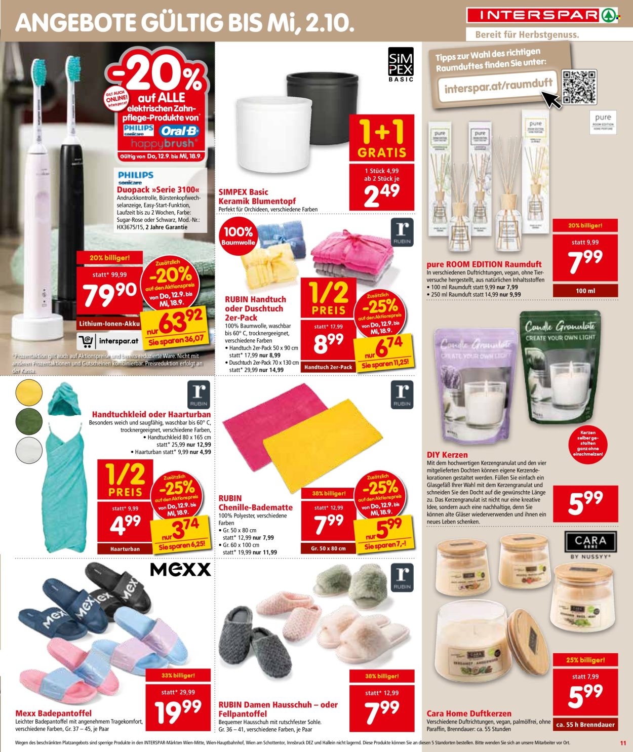 Angebote INTERSPAR - 12.9.2024 - 18.9.2024. Seite 11