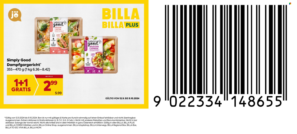 Angebote Billa - 12.9.2024 - 9.10.2024. Seite 10